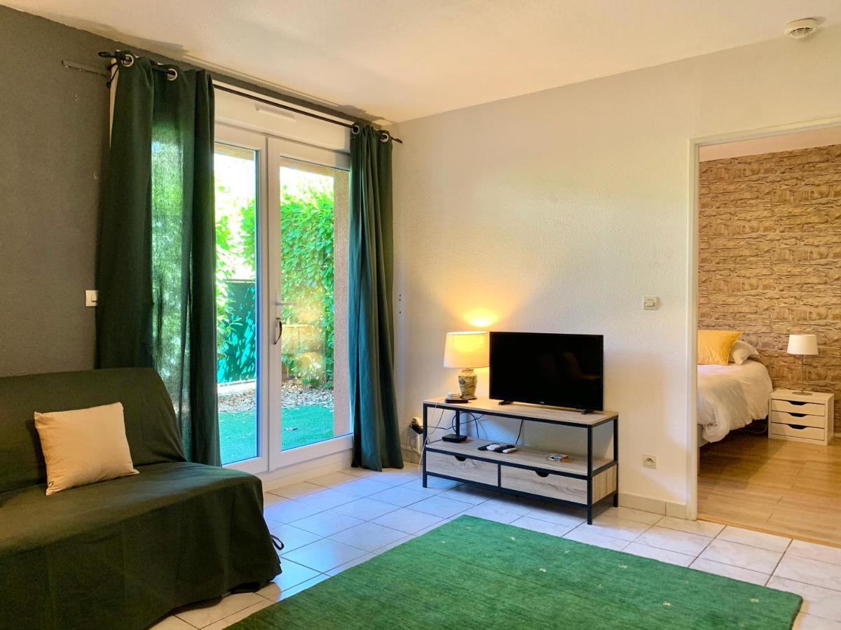 Blagnac : Appartement T2 Avec Jardin, Parking Et Climatisation מראה חיצוני תמונה